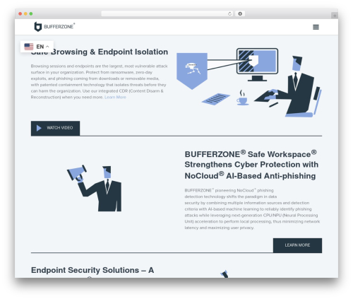 WordPress theme BufferZone - bufferzonesecurity.com