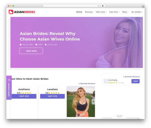 Cpm site reviews WordPress plugin - asianbrides.org