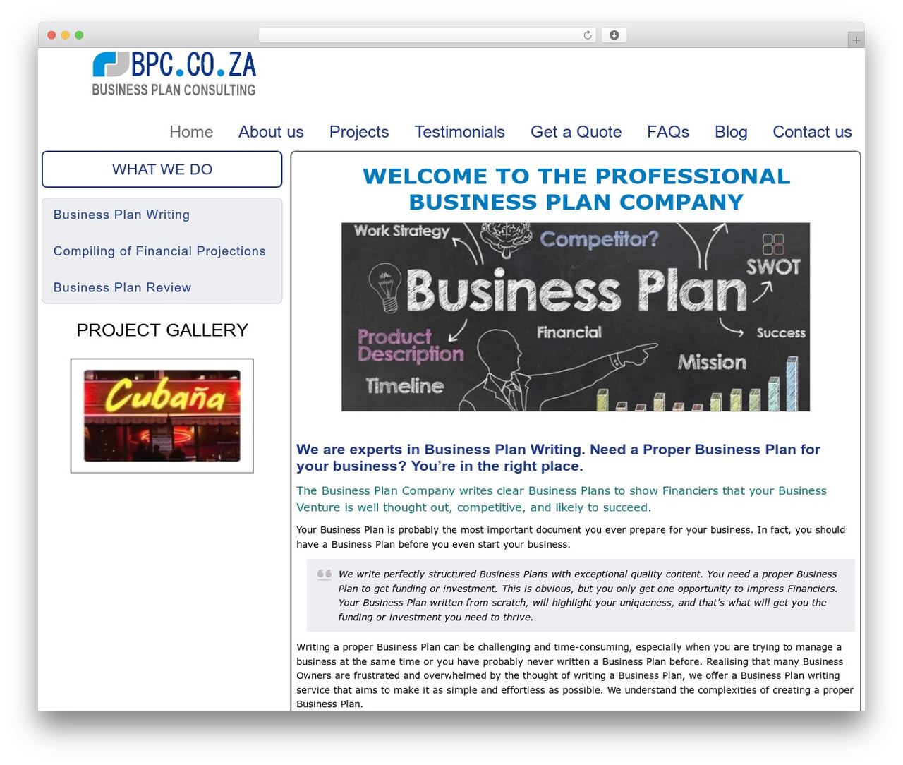 bpc5 theme WordPress - bpc.co.za