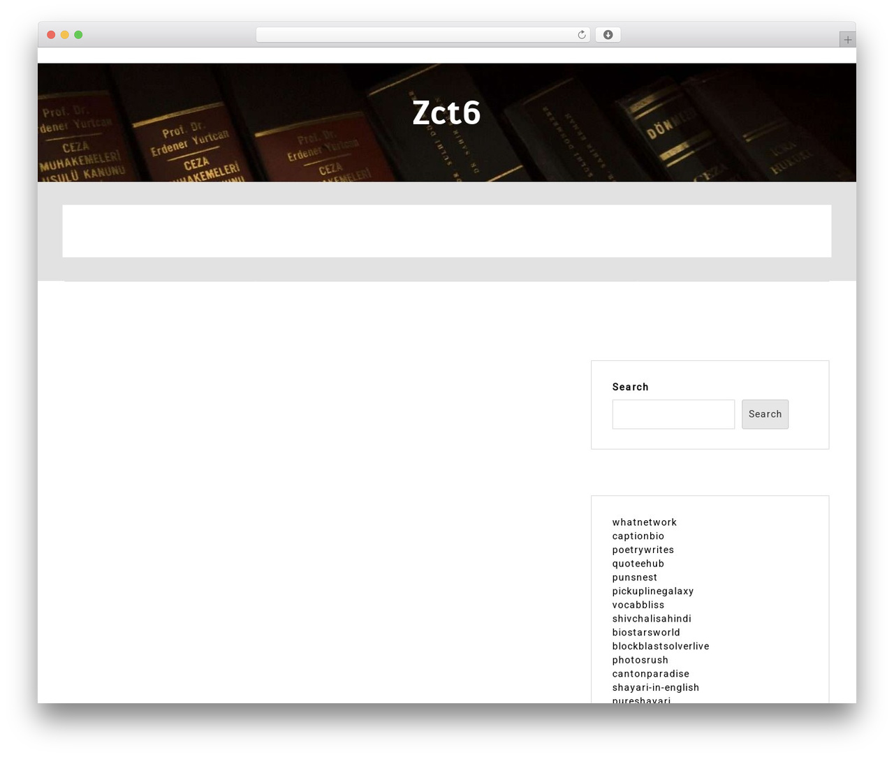 Context Blog theme WordPress - zct6.com