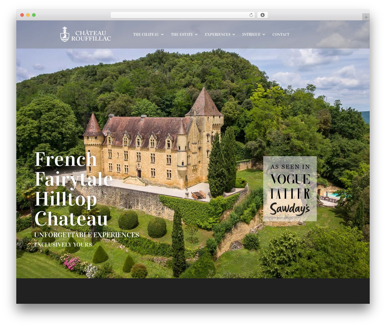 Pixeligo Divi Child WordPress theme - chateauderouffillac.com