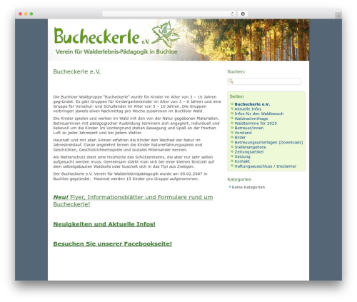dkret3 WordPress theme - bucheckerle.de