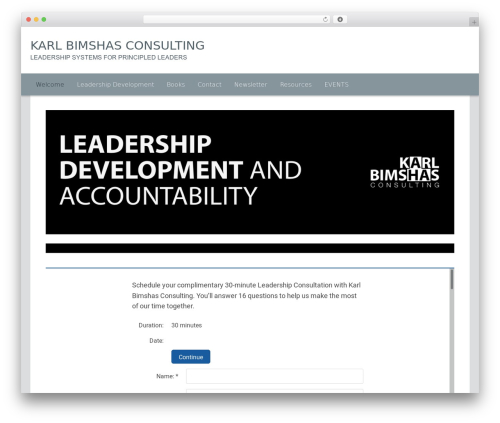 Equilibre WordPress theme - bimshasconsulting.com