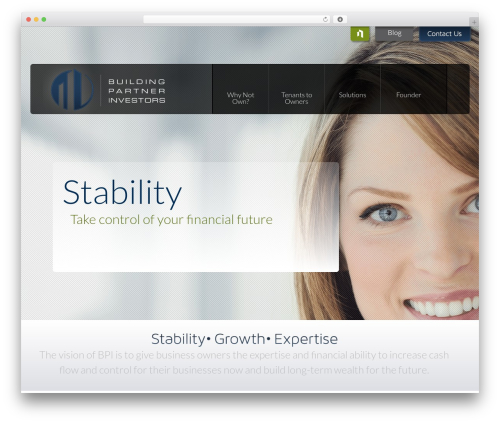 Forthgear WordPress website theme - buildingpartnerinvestors.com