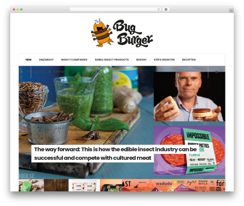 JustWrite free website theme - bugburger.se