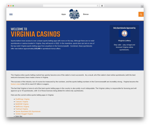 Lets review WordPress plugin - virginiacasinos.com