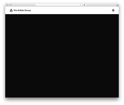 Sinatra WordPress theme - ediblegroupllc.com
