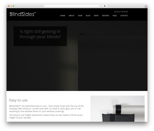 Theme WordPress Blindsides - blindsides.co.uk