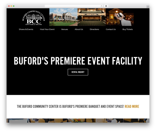 Theme WordPress Themebase Two - bufordcommunitycenter.com