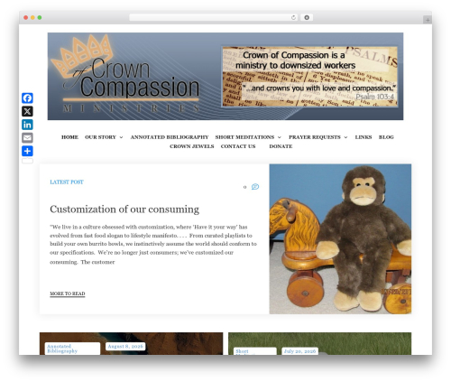 Audible site search WordPress plugin - crownofcompassion.org