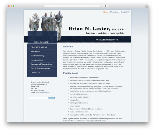 untitled WordPress theme - brianlester.com