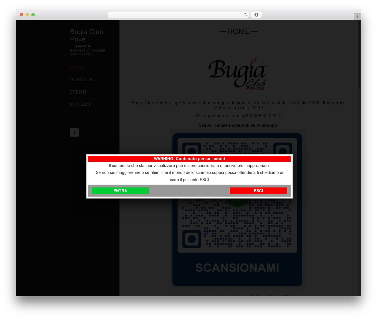 Verticality WordPress theme design - bugiaclub.it