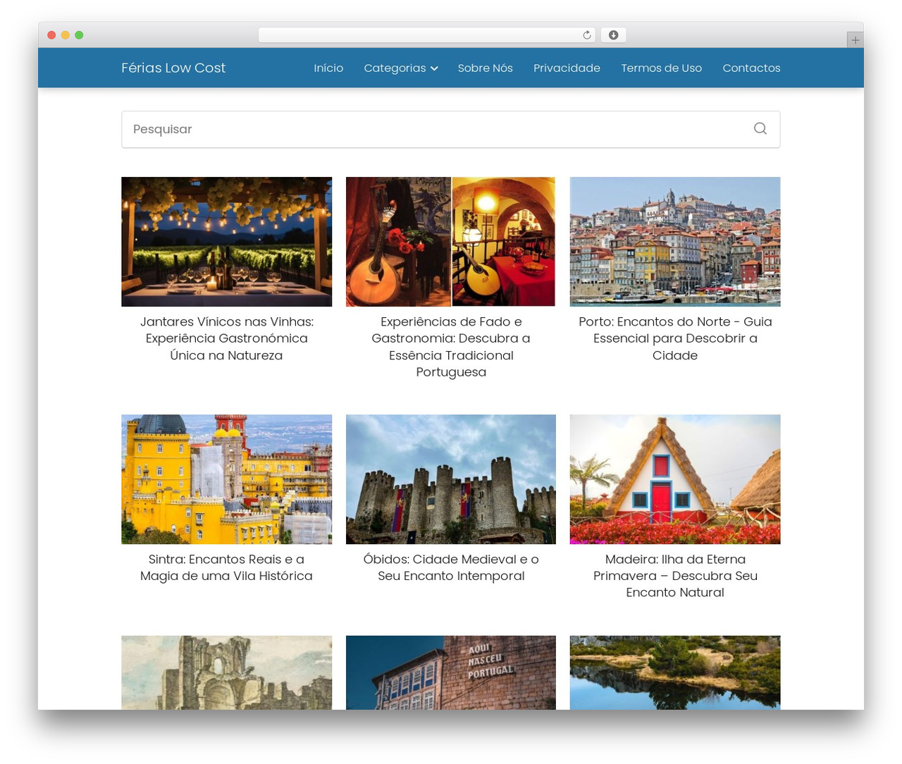 WordPress theme AsapTheme - feriaslowcost.net