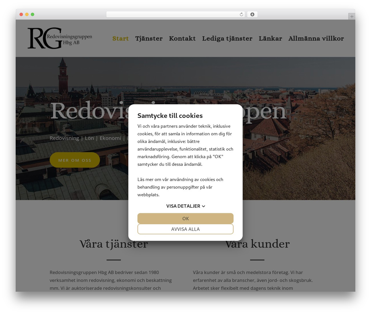 WordPress theme Divi - redovisningsgruppen.se
