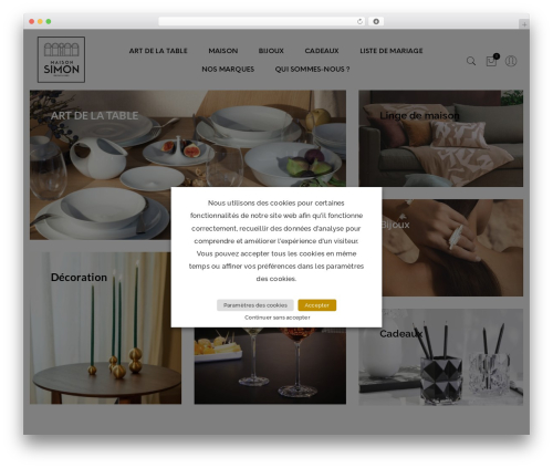 WordPress theme Fluent - www.maisonsimon.fr