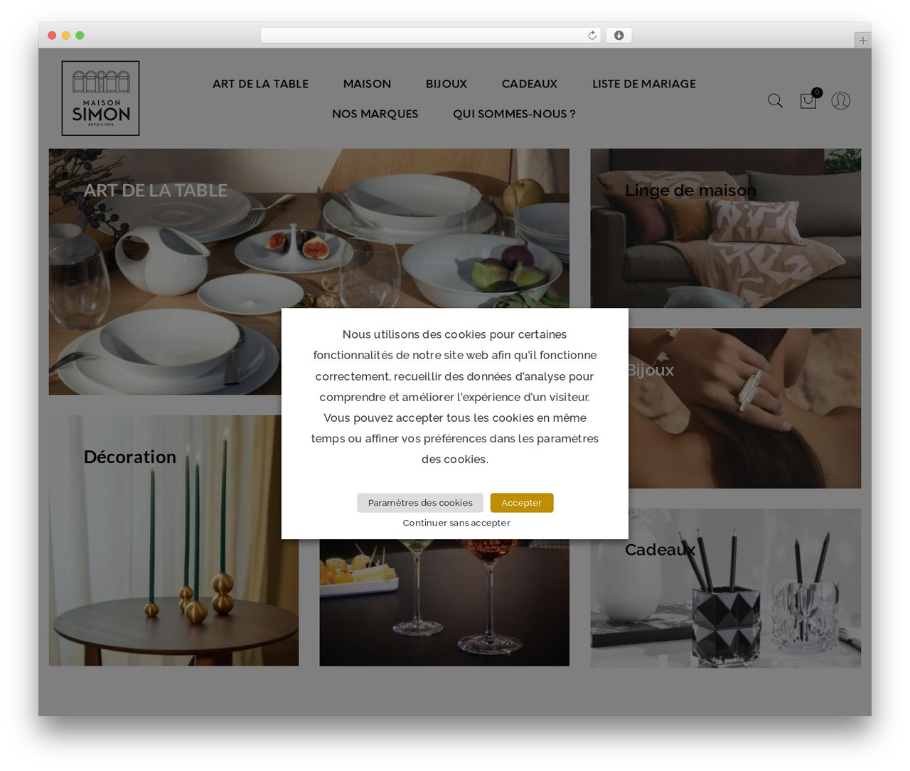 WordPress theme Fluent - www.maisonsimon.fr