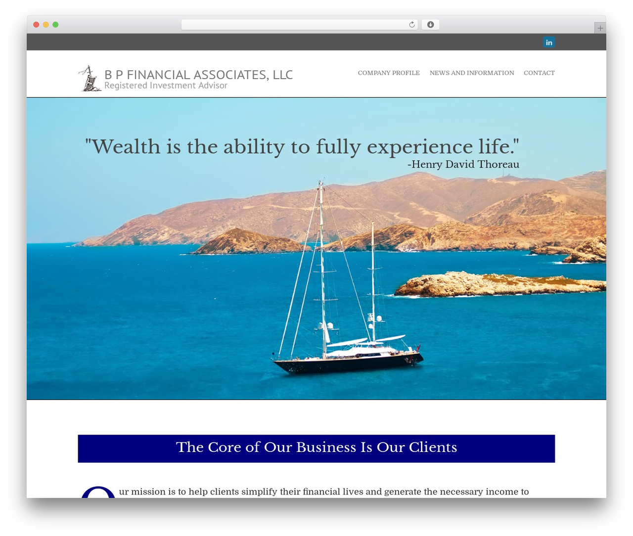 WP theme Interface - bpfinancialassoc.com