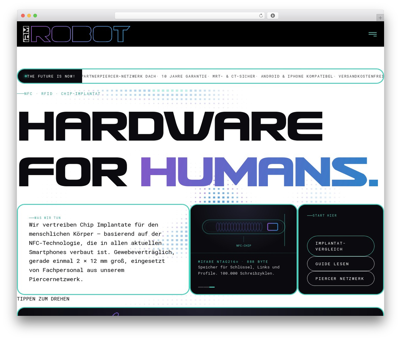 Aiero theme WordPress - iamrobot.de