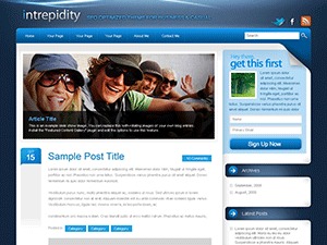 basedOnintrepidity WordPress gallery theme basedOnintrepidity WordPress gallery theme
