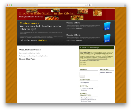 FlexSqueeze WP theme - brooklynbabesizzles.com