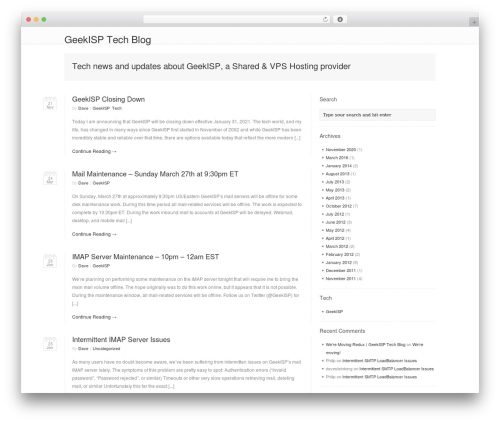 inLine theme WordPress - blog.geekisp.com