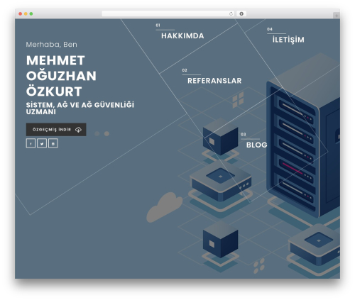 Mefolio theme WordPress - oguzhanozkurt.com