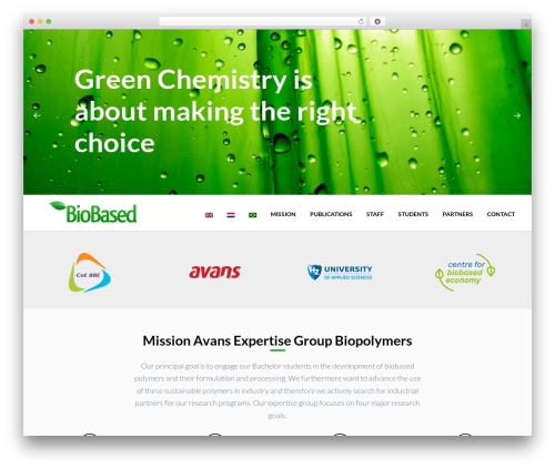 Flatfolio WordPress plugin - biobasedtech.nl