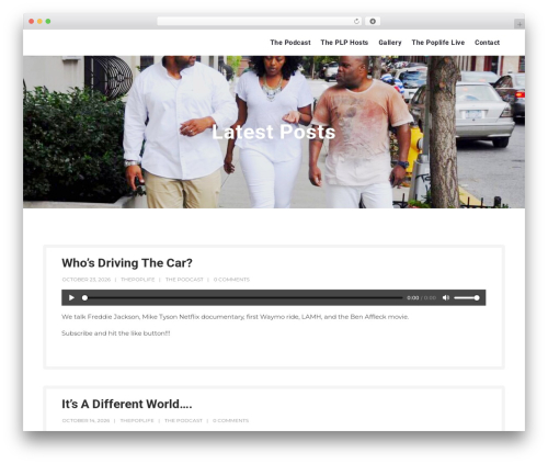 WordPress theme Podcaster SecondLine - thepoplifepodcast.com WordPress theme Podcaster SecondLine - thepoplifepodcast.com