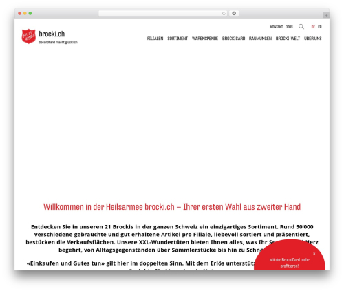 WordPress theme Theme brocki - brocki.ch