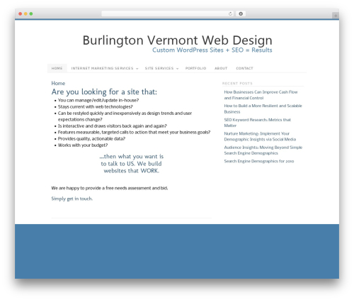 Yd recent posts widget WordPress plugin - burlingtonvermontwebdesign.com