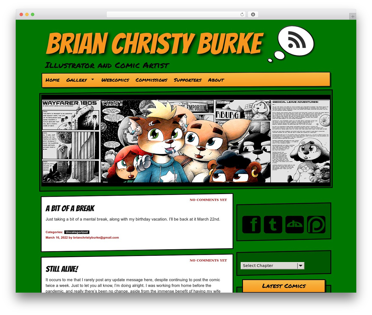 AnglePane theme WordPress - brianchristyburke.com