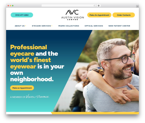 AVC WordPress theme - austinvisioncenter.com