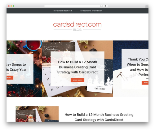 beaute theme WordPress - blog.cardsdirect.com