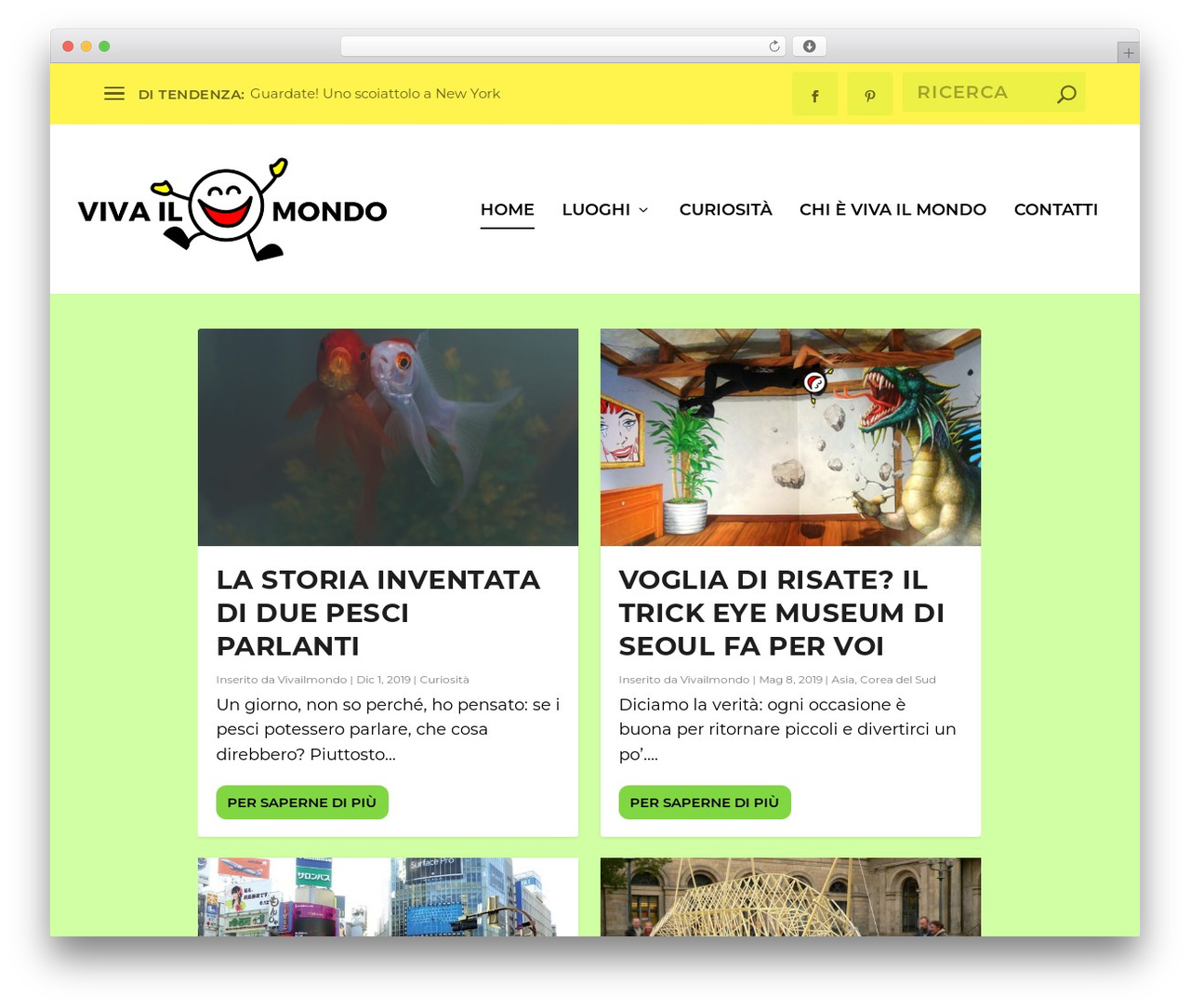 Best WordPress theme Child Theme for Extra - vivailmondo.it