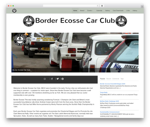 Pagelines poppy WordPress plugin - borderecossecarclub.com