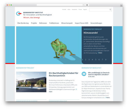 Borderstep WordPress theme - borderstep.de