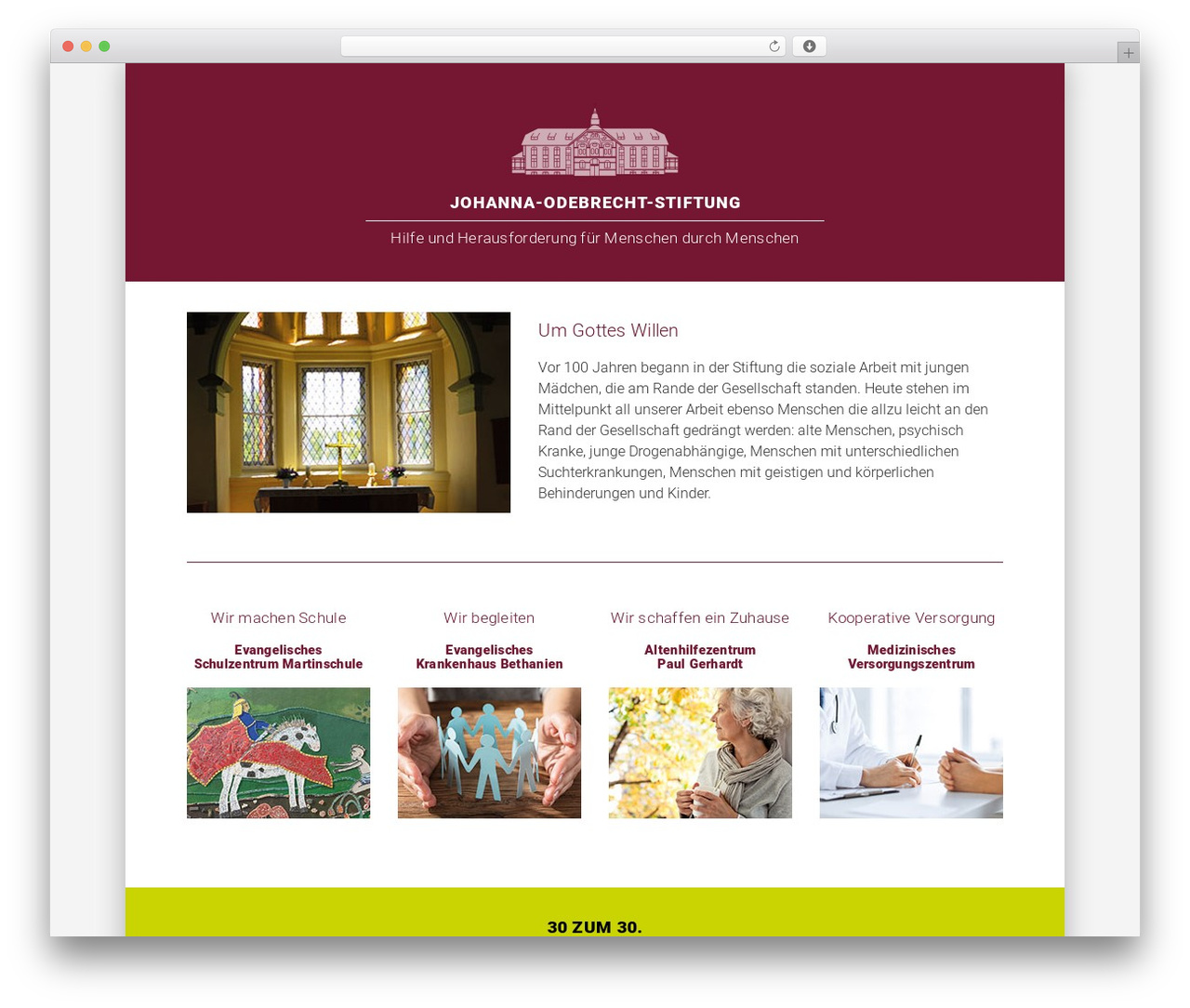 Crioco Theme WordPress theme - odebrecht-stiftung.de