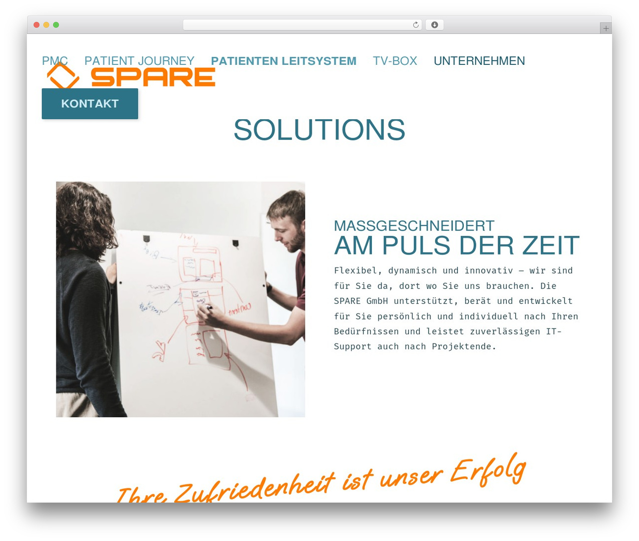 Divi WordPress theme design - spare-gmbh.ch