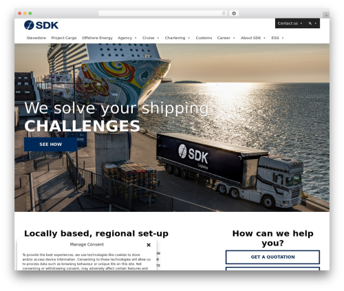 Freja 2.0 theme WordPress - sdkgroup.com