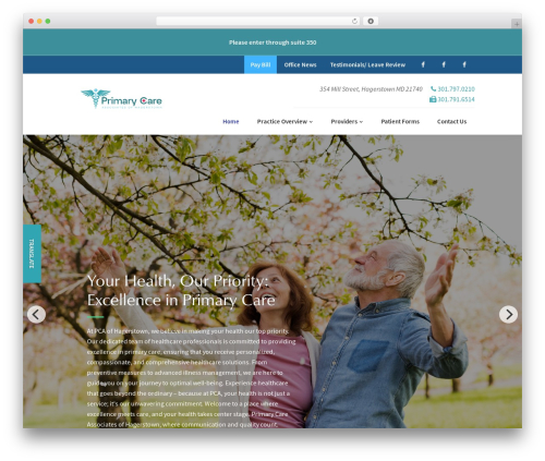 Genesis WordPress theme - pcaofhagerstown.com