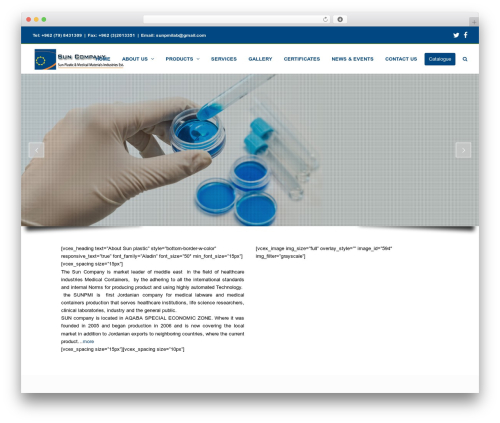 icpanel WordPress theme - sunpmi.com