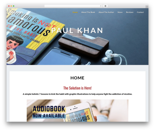 Lighthouse theme WordPress - paulkhanauthor.com Lighthouse theme WordPress - paulkhanauthor.com