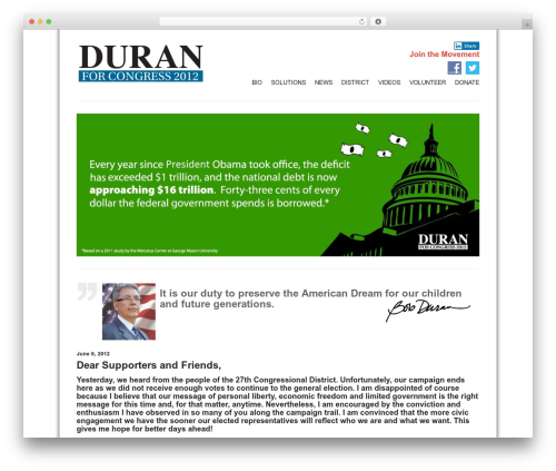 Solid WP WP theme - bobduran.org