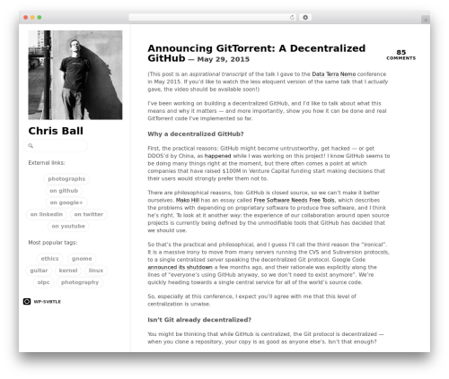 Svbtle WordPress website theme - blog.printf.net