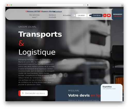 Theme WordPress kcwp-mastertheme - transports-jolival.com
