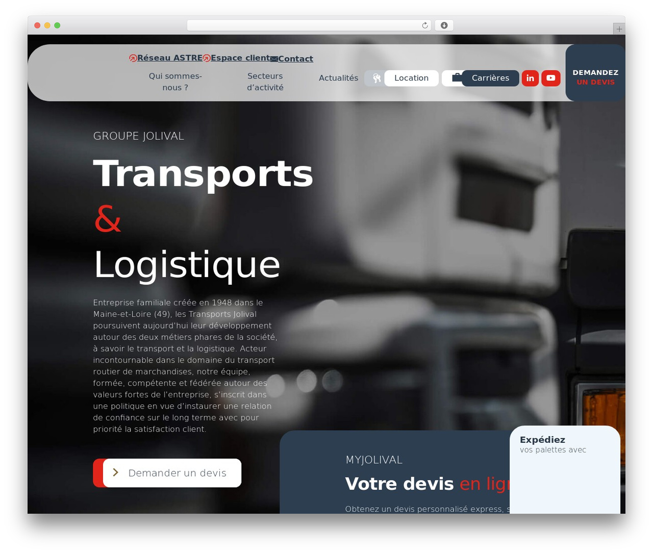 Theme WordPress Twenty Nineteen - transports-jolival.com