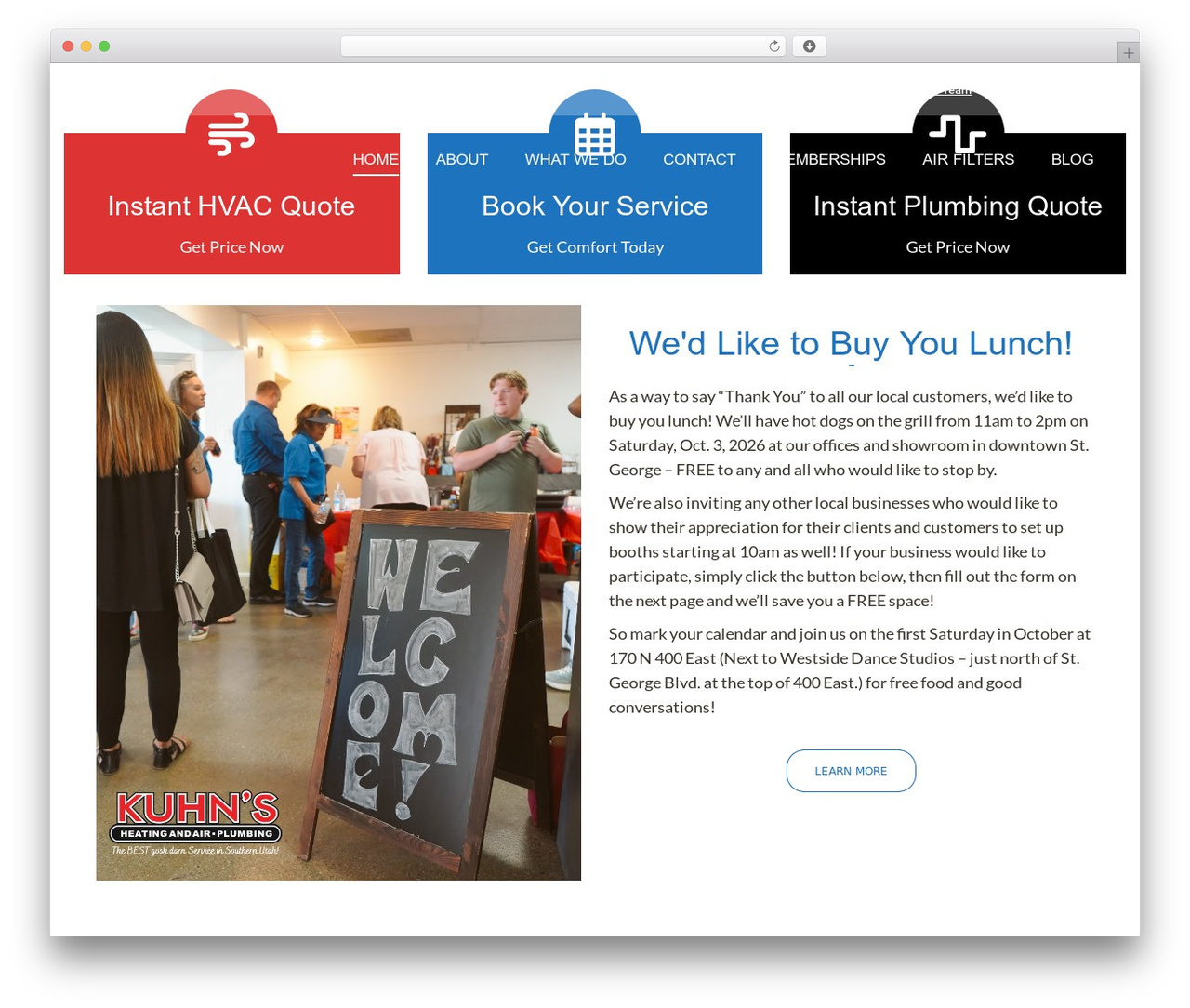The7 WordPress theme - stgeorgeair.com
