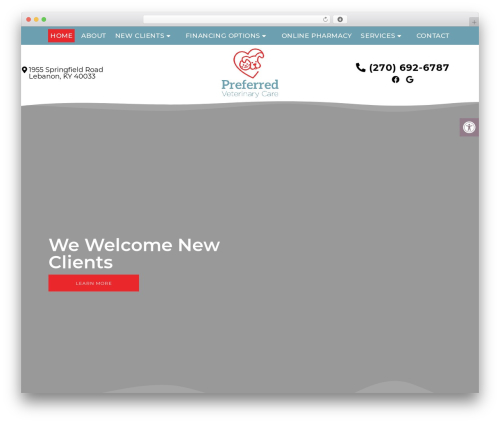 Theme WordPress Parent Theme - preferredvetcare.com
