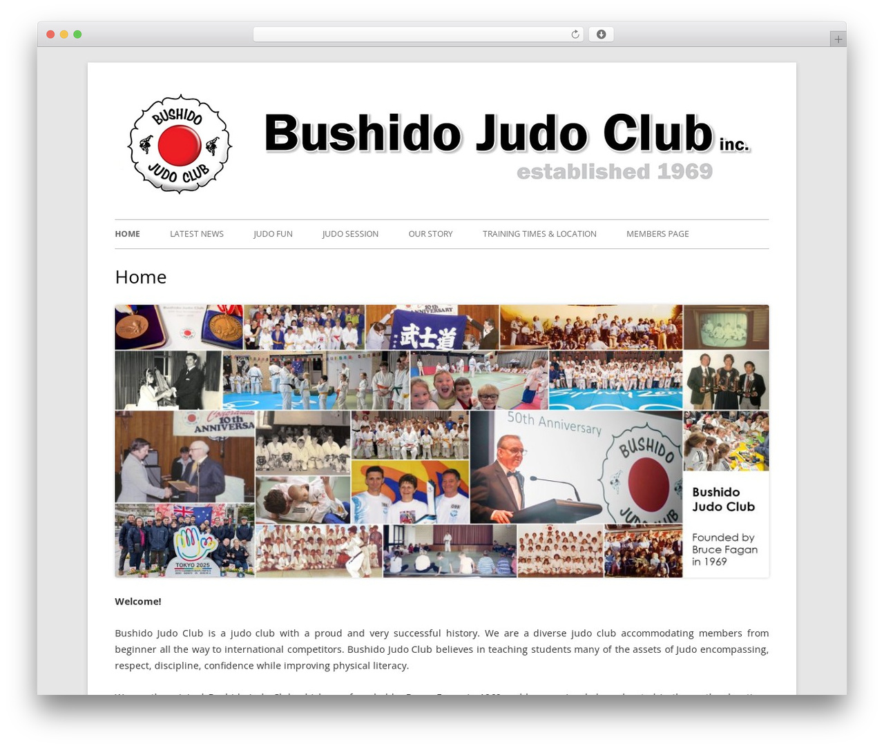 Tiny Forge top WordPress theme - bushidojudoclub.com