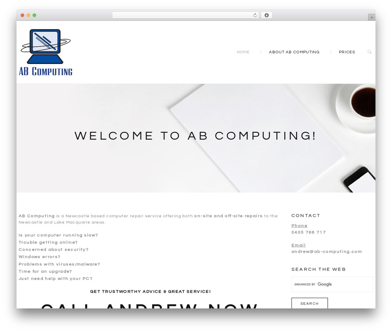 TM Zebre theme WordPress - ab-computing.com